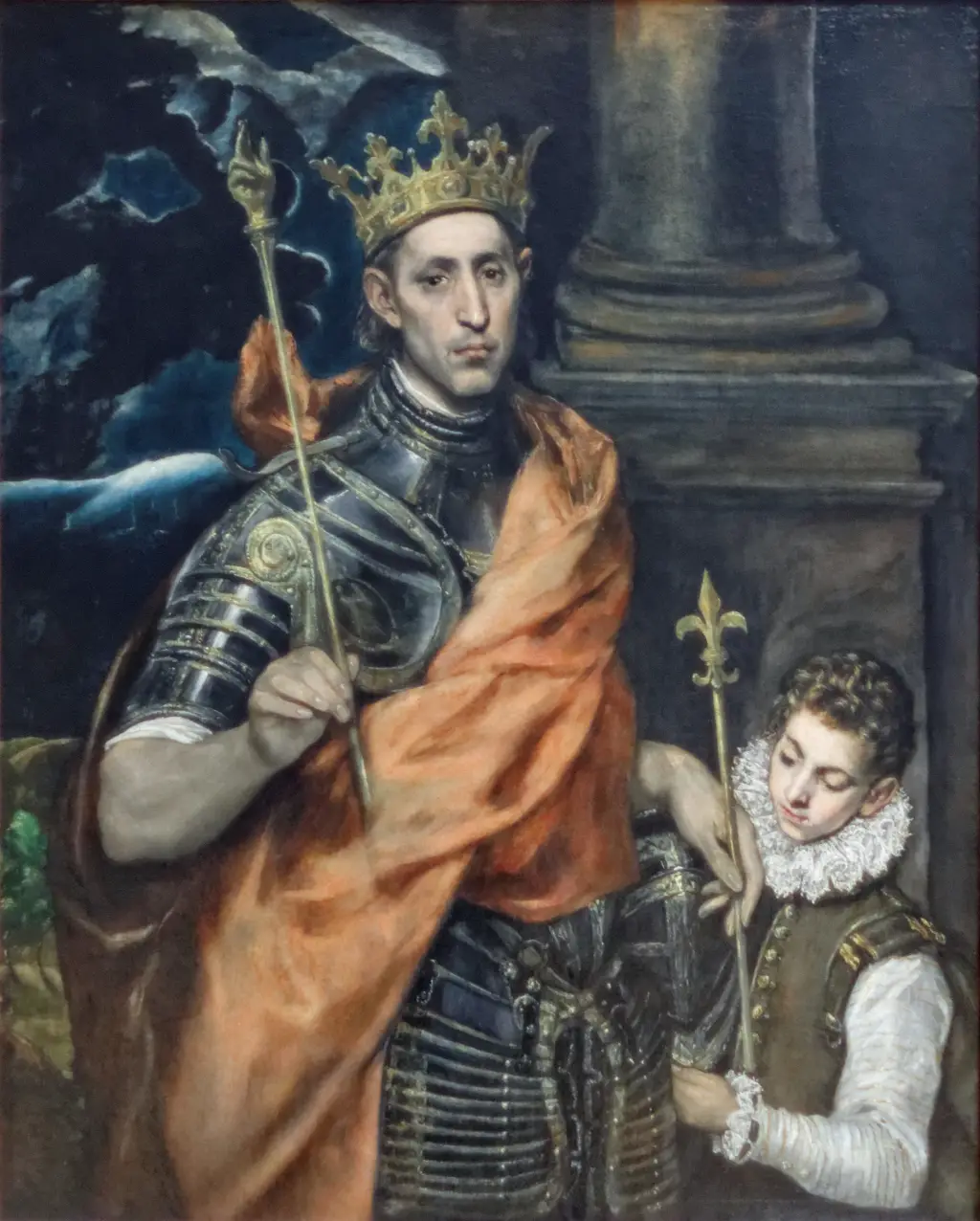 Saint Louis in Detail El Greco